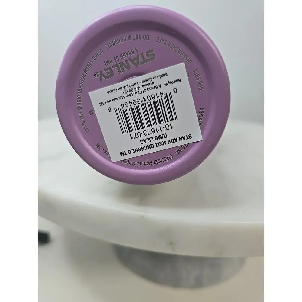 Stanley 40 oz Quencher H2.0 Tumbler Hammertone Lilac New And Unused! - Picture 7 of 8